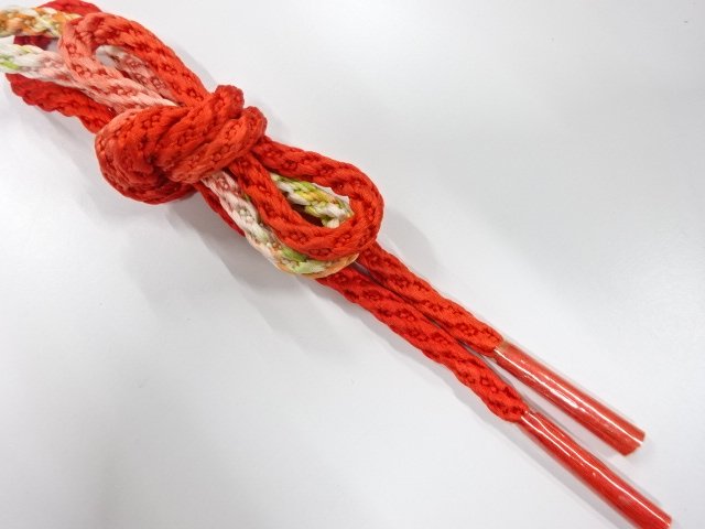 JAPANESE KIMONO / UNUSED HAND-TIED OBIJIME
